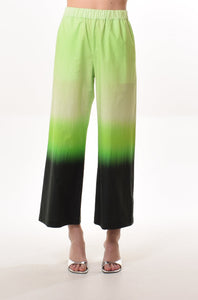 Memphis trousers in Green (Lecil print)