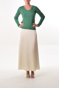 Addis knit top in Jade