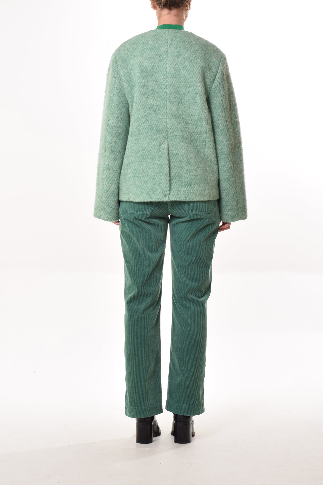 Bari jacket in Mint (wool)