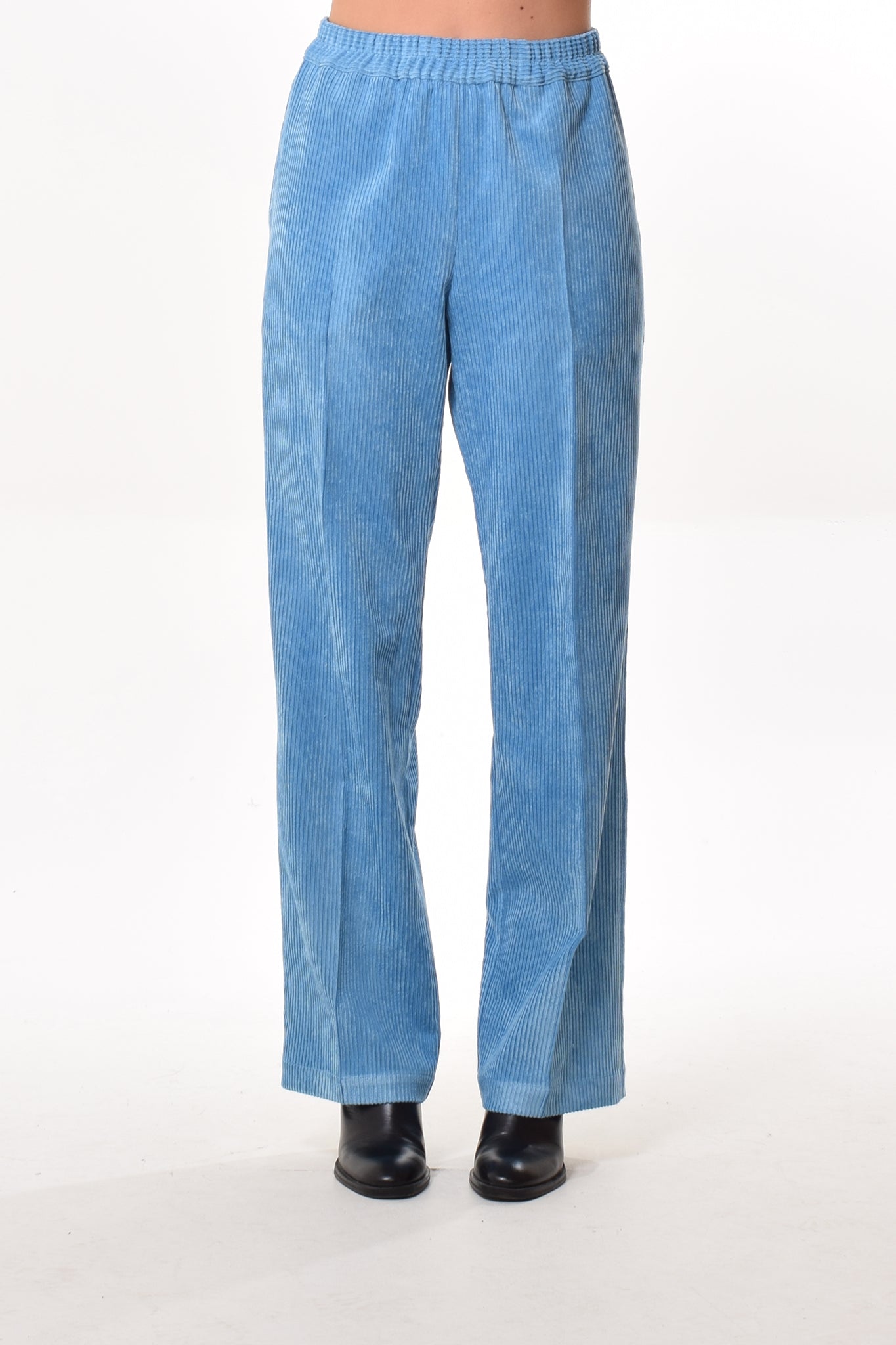 Cas trousers in Bleu (corduroy)