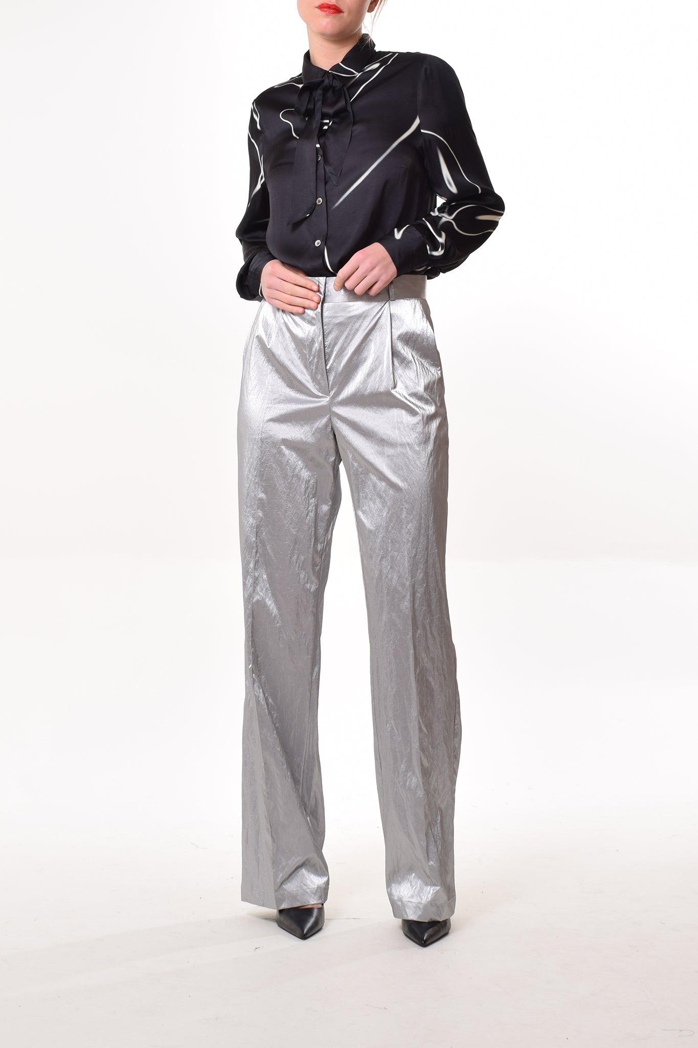 Cole trousers in Silver