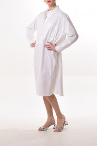 Turin dress in White (cotton)