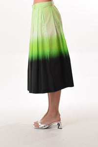 Fargo skirt in Green (Lecil print)