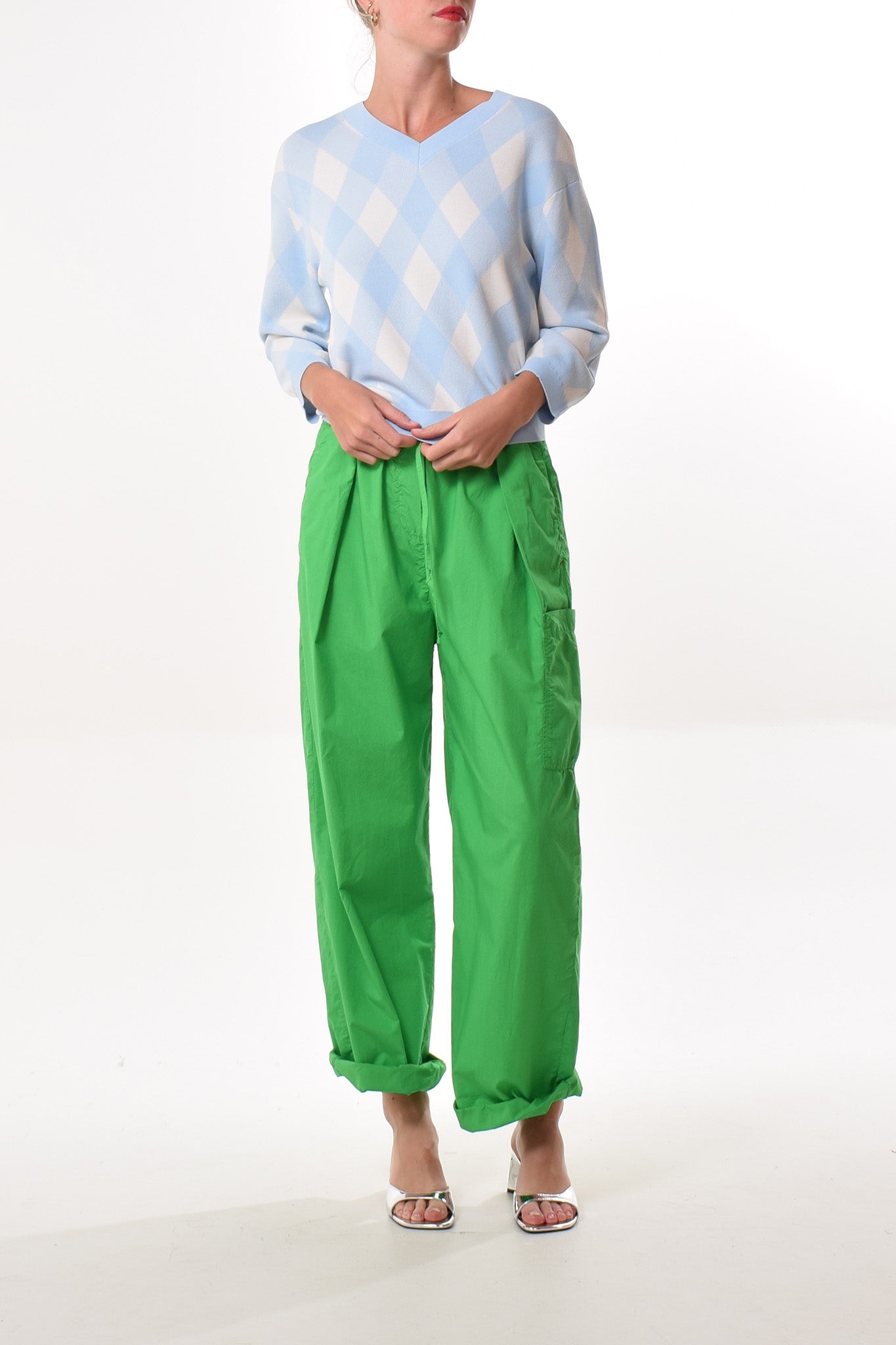 Madison trousers in Grass (cotton)