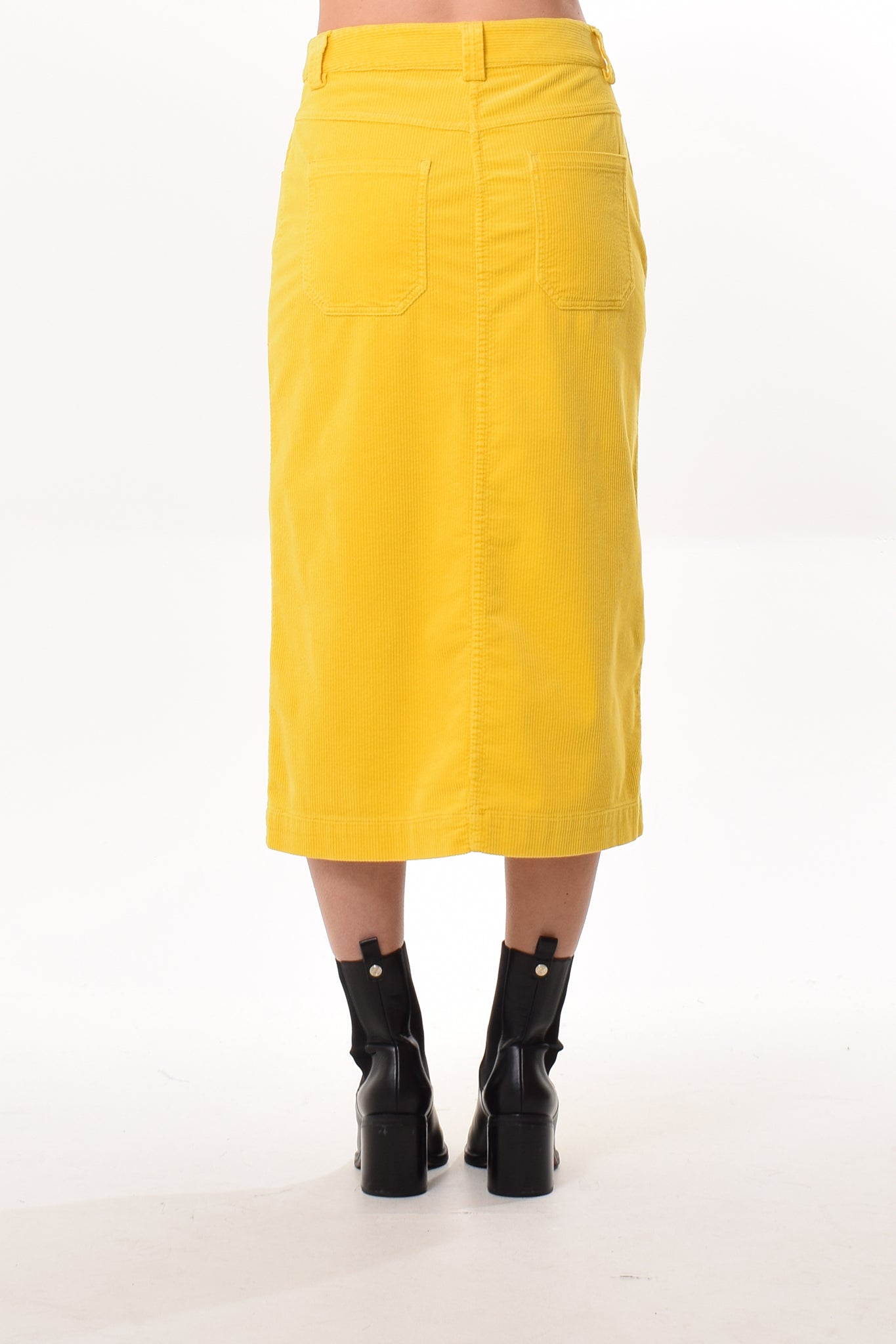 Marty skirt in Yellow (big cotton corduroy)