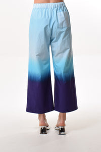 Memphis trousers in Sea (Lecil print)