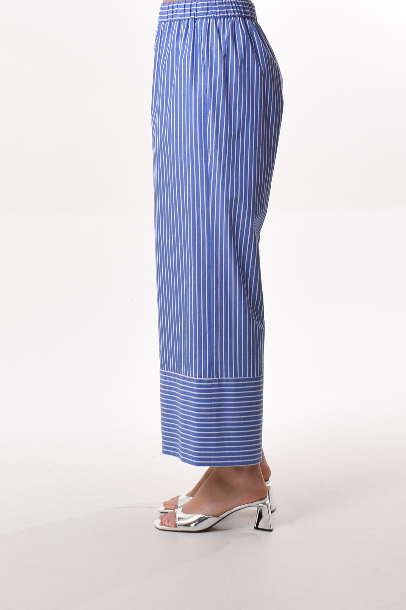 Menorca trousers in Bleu (stripe)