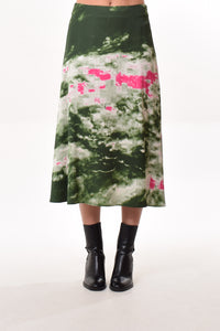 Moss skirt in Green (pixel)