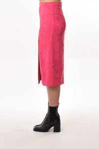 Muss skirt in Pink (corduroy)