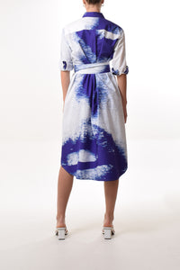Taba dress in Bleu (Visage cotton)