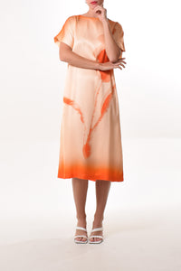 Tinos dress in Orange (Fleur du Vent viscose)