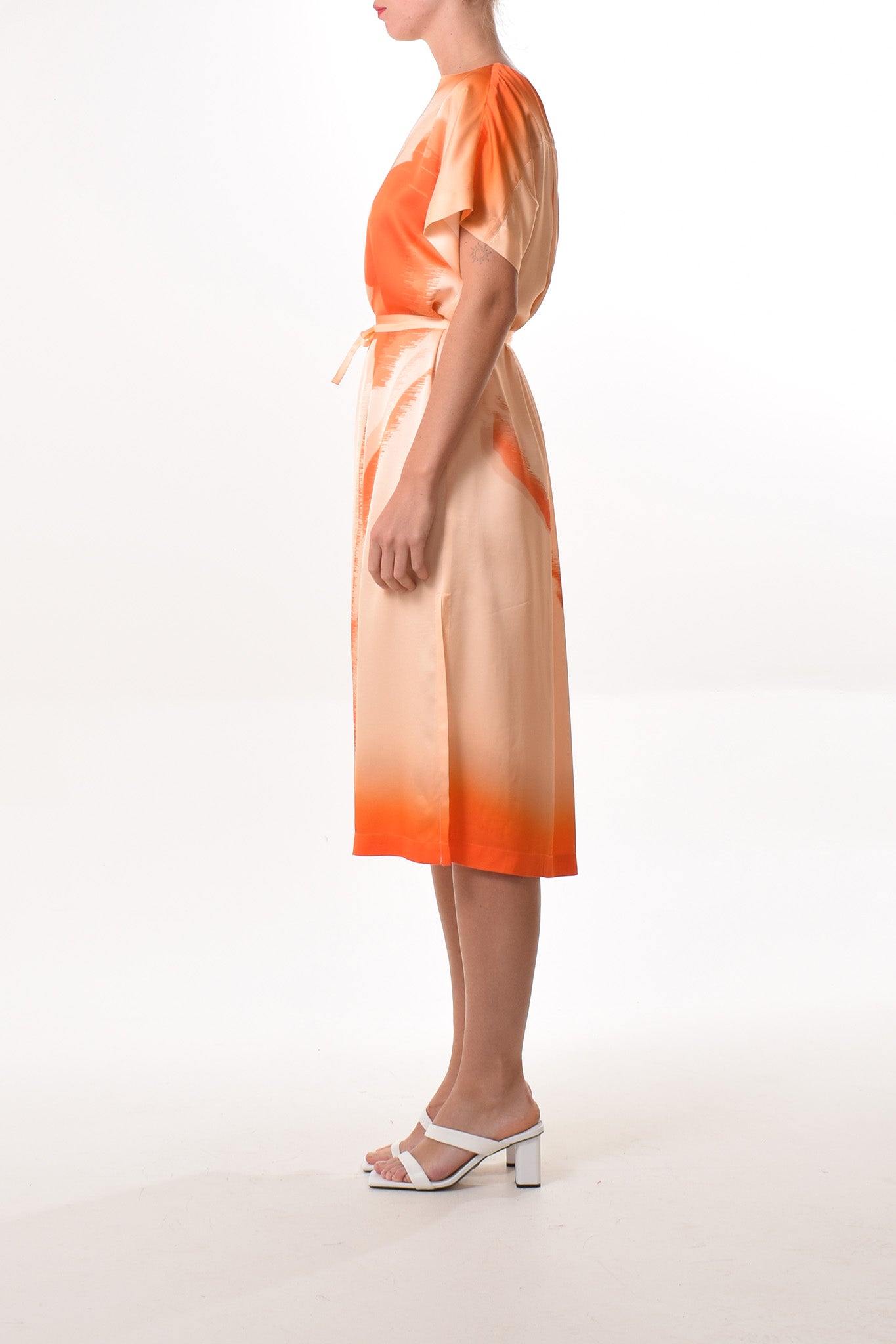 Tinos dress in Orange (Fleur du Vent viscose)
