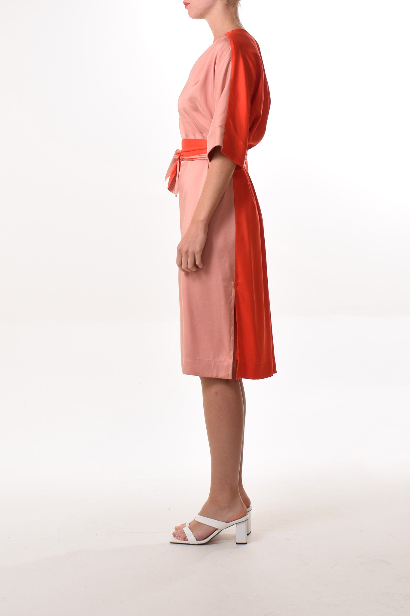 Trento dress in Rose/Red